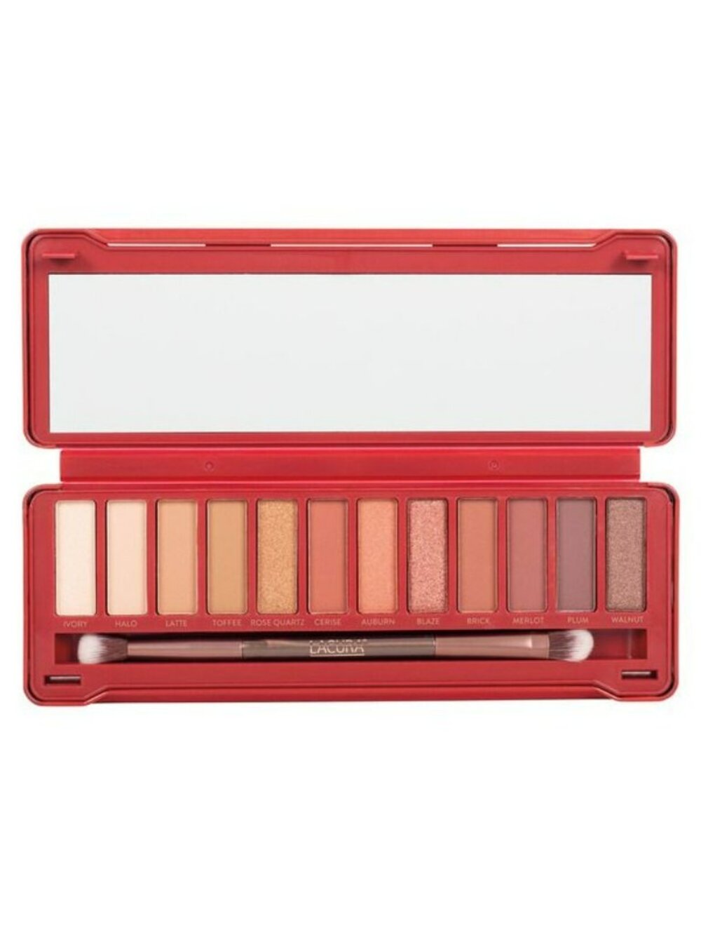 Lacura Intense 12-Shade Eyeshadow Palette With Mirror & Brush